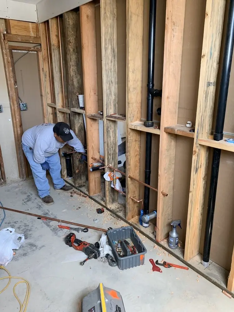 Commercial rough-in plumbing for Trenchless Sewer Repair in Dickinson